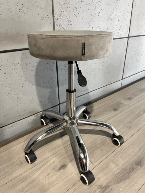 Krzesło obrotowe SIMPLE OFFICE GREY VELVET Lugano Krzesło obrotowe SIMPLE OFFICE GREY VELVET Lugano