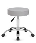 Krzesło obrotowe SIMPLE OFFICE LIGHT GREY PU Lugano