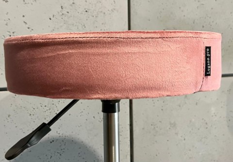 Krzesło obrotowe SIMPLE OFFICE PINK VELVET Lugano Krzesło obrotowe SIMPLE OFFICE PINK VELVET Lugano