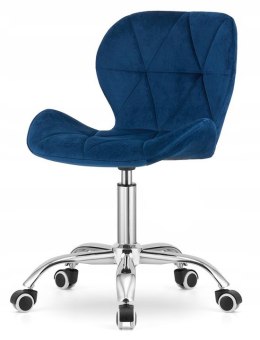 Krzesło obrotowe VASTO OFFICE VELVET BLUE Lugano