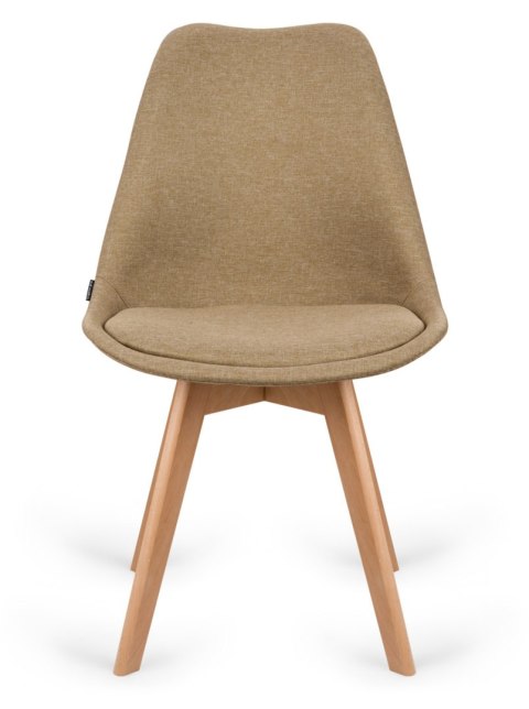 Krzesło skandynawskie MONZA GRANDE BEIGE FABRIC Lugano Krzesło skandynawskie MONZA GRANDE BEIGE FABRIC Lugano