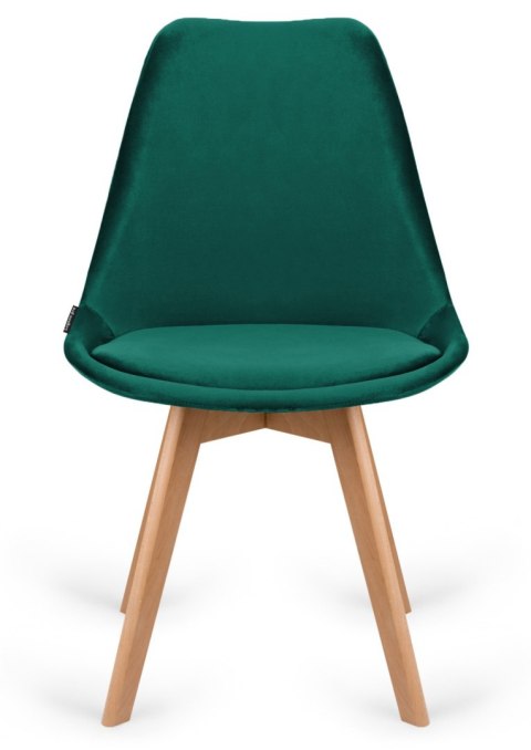 Krzesło skandynawskie MONZA GRANDE GREEN VELVET Lugano Krzesło skandynawskie MONZA GRANDE GREEN VELVET Lugano