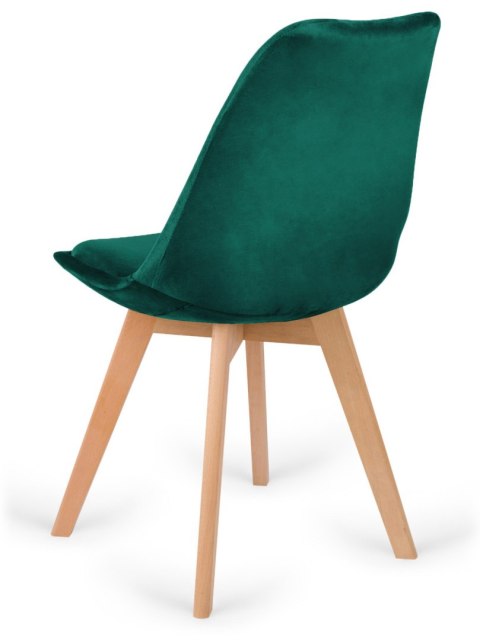 Krzesło skandynawskie MONZA GRANDE GREEN VELVET Lugano Krzesło skandynawskie MONZA GRANDE GREEN VELVET Lugano