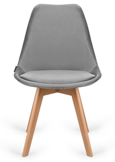 Krzesło skandynawskie MONZA GRANDE GREY VELVET Lugano Krzesło skandynawskie MONZA GRANDE GREY VELVET Lugano