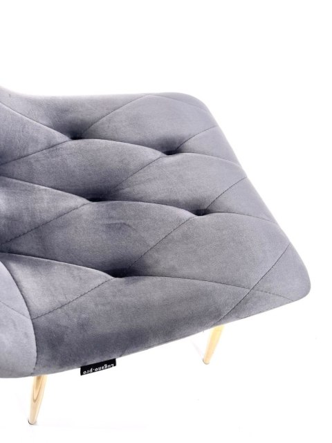 Krzesło tapicerowane BORGO VELVET DARK GREY SILVER Lugano Krzesło tapicerowane BORGO VELVET DARK GREY SILVER Lugano