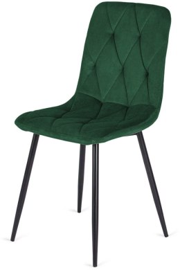 Krzesło tapicerowane BORGO VELVET GREEN FOREST Lugano