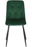 Krzesło tapicerowane BORGO VELVET GREEN FOREST Lugano