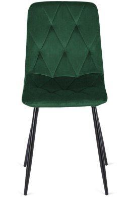 Krzesło tapicerowane BORGO VELVET GREEN FOREST Lugano
