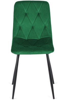 Krzesło tapicerowane BORGO VELVET MATT GREEN Lugano