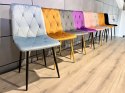 Krzesło tapicerowane BORGO VELVET LIGHT BLUE Lugano