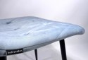 Krzesło tapicerowane BORGO VELVET LIGHT BLUE Lugano