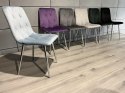 Krzesło tapicerowane BORGO VELVET LIGHT BLUE SILVER Lugano