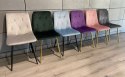 Krzesło tapicerowane BORGO VELVET LIGHT GREY Lugano