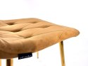 Krzesło tapicerowane BORGO VELVET TRUFLE GOLD Lugano