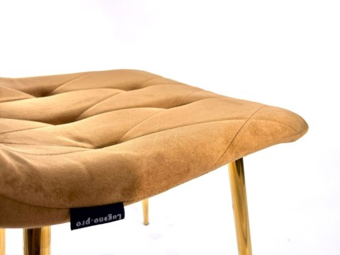 Krzesło tapicerowane BORGO VELVET TRUFLE GOLD Lugano Krzesło tapicerowane BORGO VELVET TRUFLE GOLD Lugano