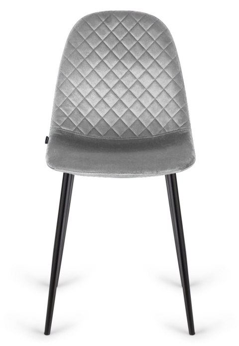 Krzesło tapicerowane CARO VELVET GREY Lugano Krzesło tapicerowane CARO VELVET GREY Lugano