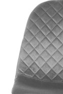 Krzesło tapicerowane CARO VELVET GREY Lugano