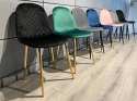 Krzesło tapicerowane CARO VELVET GREY Lugano