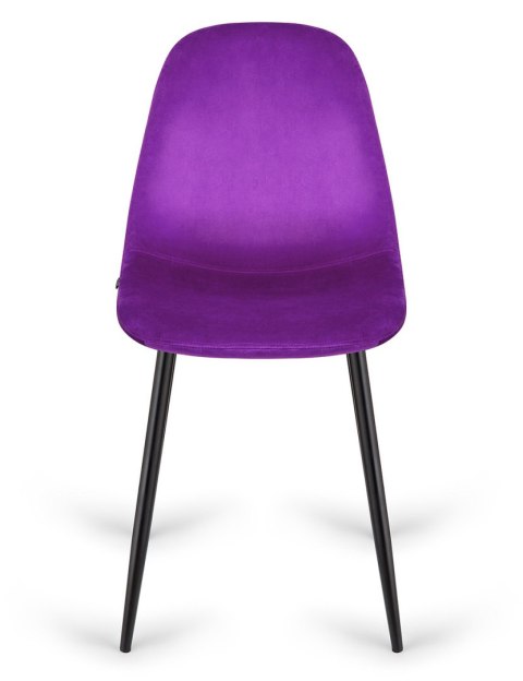 Krzesło tapicerowane GIULIA PURPLE VELVET Lugano Krzesło tapicerowane GIULIA PURPLE VELVET Lugano