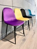 Krzesło tapicerowane GIULIA PURPLE VELVET Lugano