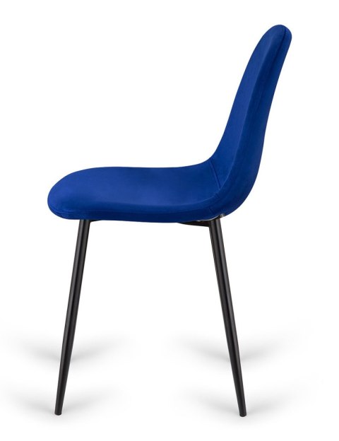Krzesło tapicerowane GIULIA VELVET BLUE Lugano Krzesło tapicerowane GIULIA VELVET BLUE Lugano