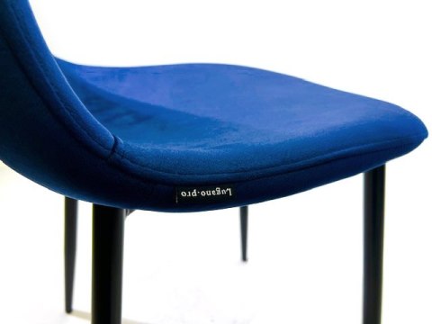 Krzesło tapicerowane GIULIA VELVET BLUE Lugano Krzesło tapicerowane GIULIA VELVET BLUE Lugano