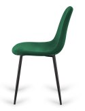 Krzesło tapicerowane GIULIA VELVET GREEN Lugano