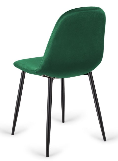 Krzesło tapicerowane GIULIA VELVET GREEN Lugano Krzesło tapicerowane GIULIA VELVET GREEN Lugano