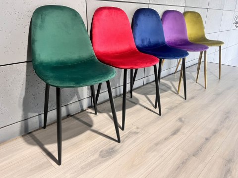 Krzesło tapicerowane GIULIA VELVET GREEN Lugano Krzesło tapicerowane GIULIA VELVET GREEN Lugano