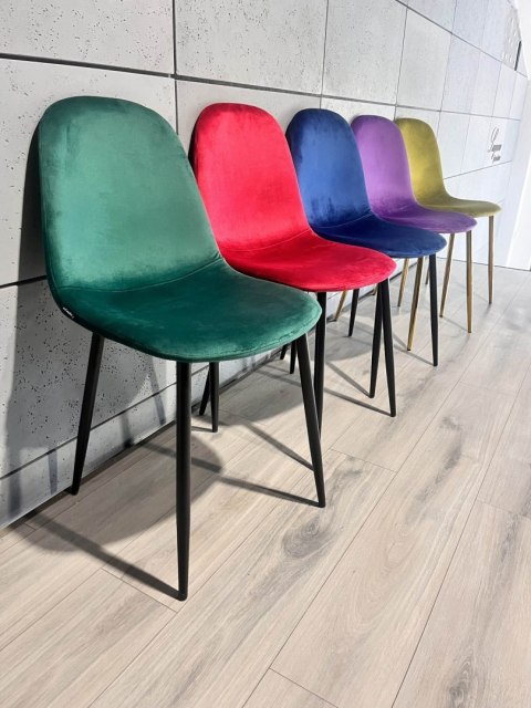Krzesło tapicerowane GIULIA VELVET GREEN Lugano Krzesło tapicerowane GIULIA VELVET GREEN Lugano