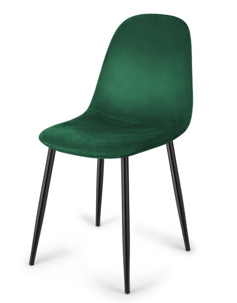 Krzesło tapicerowane GIULIA VELVET GREEN Lugano Krzesło tapicerowane GIULIA VELVET GREEN Lugano