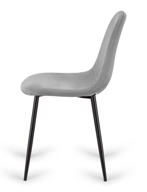 Krzesło tapicerowane GIULIA VELVET GREY Lugano Krzesło tapicerowane GIULIA VELVET GREY Lugano