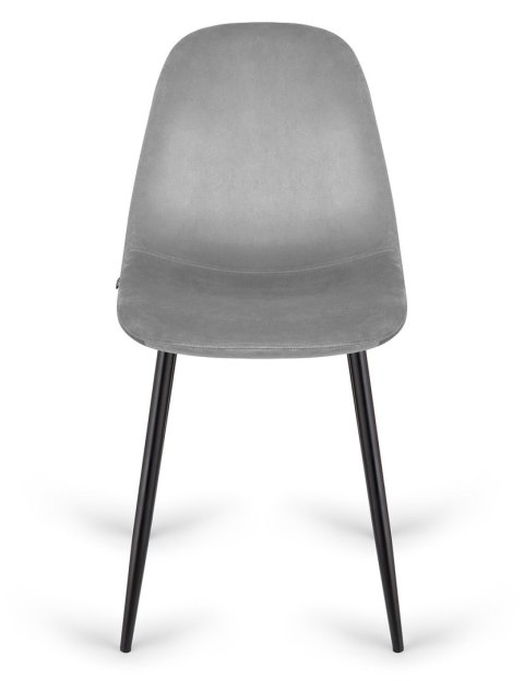 Krzesło tapicerowane GIULIA VELVET GREY Lugano Krzesło tapicerowane GIULIA VELVET GREY Lugano