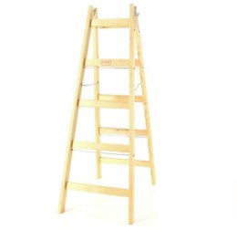 DRABINA DREWNIANA MALARSKA DWUSTRONNA 2x5* BEST TOOLS BEST TOOLS