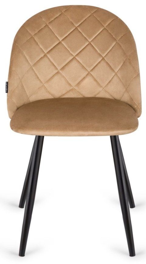 Krzesło tapicerowane GLORIA DIAMOND BEIGE VELVET OUTLET Lugano Krzesło tapicerowane GLORIA DIAMOND BEIGE VELVET OUTLET Lugano