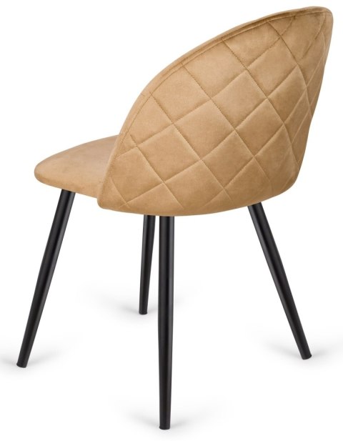 Krzesło tapicerowane GLORIA DIAMOND BEIGE VELVET OUTLET Lugano Krzesło tapicerowane GLORIA DIAMOND BEIGE VELVET OUTLET Lugano