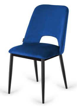 Krzesło tapicerowane GOTI BLUE VELVET Lugano