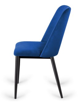 Krzesło tapicerowane GOTI BLUE VELVET Lugano