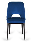 Krzesło tapicerowane GOTI BLUE VELVET Lugano