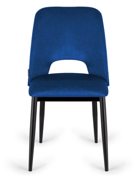 Krzesło tapicerowane GOTI BLUE VELVET Lugano Krzesło tapicerowane GOTI BLUE VELVET Lugano