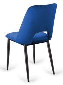 Krzesło tapicerowane GOTI BLUE VELVET Lugano