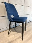 Krzesło tapicerowane GOTI BLUE VELVET Lugano