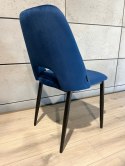 Krzesło tapicerowane GOTI BLUE VELVET Lugano