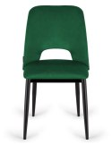 Krzesło tapicerowane GOTI GREEN VELVET Lugano