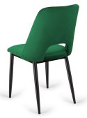 Krzesło tapicerowane GOTI GREEN VELVET Lugano