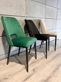 Krzesło tapicerowane GOTI GREEN VELVET Lugano