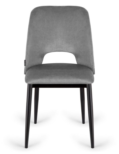 Krzesło tapicerowane GOTI GREY VELVET Lugano Krzesło tapicerowane GOTI GREY VELVET Lugano