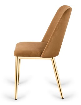 Krzesło tapicerowane GOTI TRUFLE VELVET GOLD Lugano