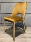 Krzesło tapicerowane GOTI TRUFLE VELVET GOLD Lugano