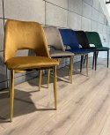 Krzesło tapicerowane GOTI TRUFLE VELVET GOLD Lugano